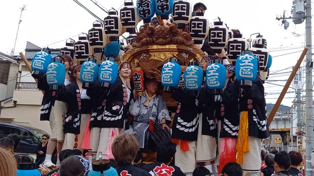神戸  東灘だんじり祭り  ③の記事動画