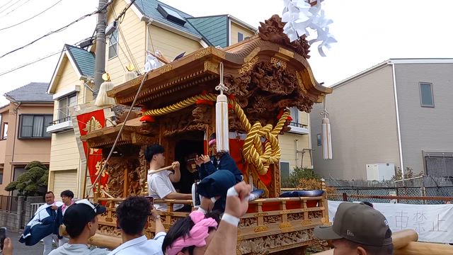 河内長野市松ヶ丘地車130周年記念曳行の記事動画