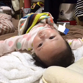 ベッドで寝返りできた！！の画像
