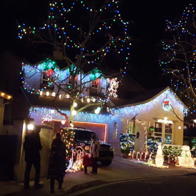 ご近所のクリスマスライト2015の画像