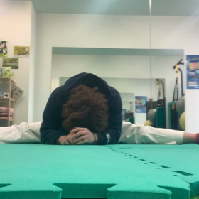 稽古前にの画像