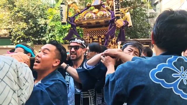 30年参加している神輿担ぎの記事動画