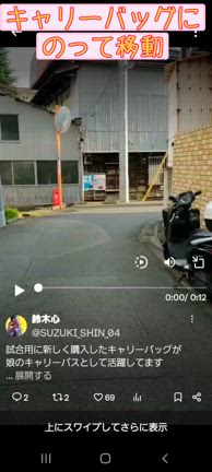 診察→リハビリ→リング練習の記事動画