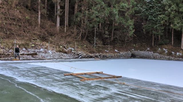 今年の初雪かきの記事動画