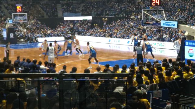初プロバスケの観戦　その2の記事動画