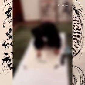 新春巳年ライブペイントin栃木おやこ劇場の画像