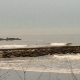 11月18日千葉北、東浪見の朝の波の画像