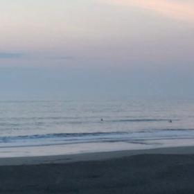 7月18日千葉北、東浪見の朝の波の画像