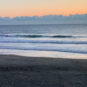 1月25日千葉北、東浪見の朝の波の画像