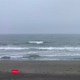 7月11日千葉北、東浪見の朝の波の画像