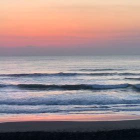 3月24日千葉北、東浪見の朝の波の画像