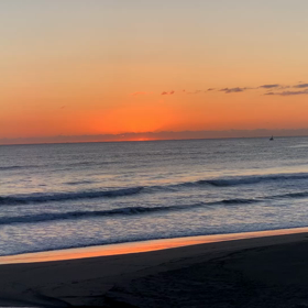 1月17日千葉北、東浪見の朝の波の画像