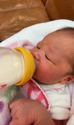 家に来て2日目の新生児、まだ名無しだった頃の記事動画
