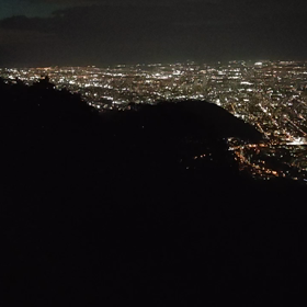 北海道車中泊旅 番外編：藻岩山の夜景の画像