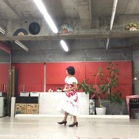 岐阜市でフラメンコ☆娘と踊るフラメンコの画像