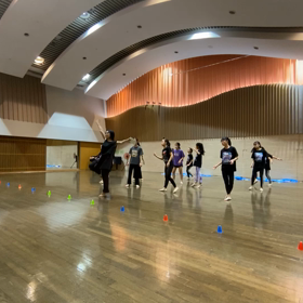 アドバンス大会チームレッスンの様子の画像