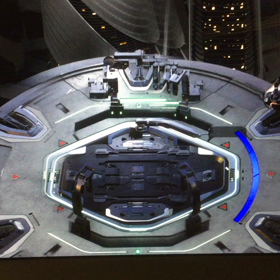 空間再現ディスプレイの画像