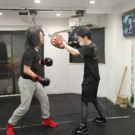 みんな大好きミット打ち♪の画像