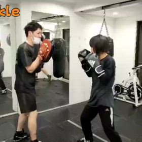 ミット打ち動画♪の画像