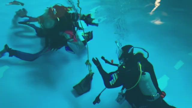 ダイビング専用プール　千葉県八千代市サマータイムダイビングスクールよりの記事動画