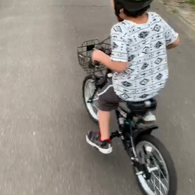 自転車練習の画像