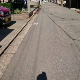 危険な交差点の画像