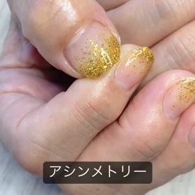 一度に二度楽しめちゃうネイルの画像