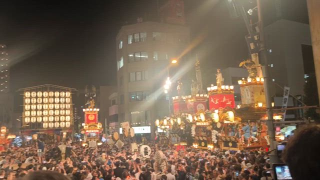 関東一の祇園　熊谷うちわ祭！！の記事動画