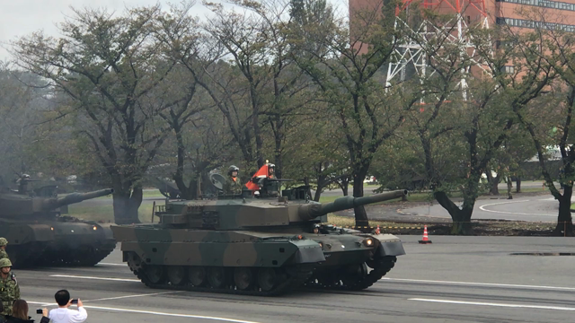 陸上自衛隊朝霞訓練場　自衛隊記念日観閲式の記事動画