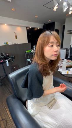 女子アナちゃんのスタイリング方法(曲がるようにカットされたお客様向け)の記事動画