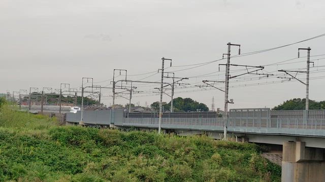 2025.10.3　東京行きのＮ７００Ｓと新大阪方面のＮ７００Ａ（スモールＡ）が入れ違いの記事動画