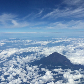 これを見るために飛行機乗ってるんだの画像