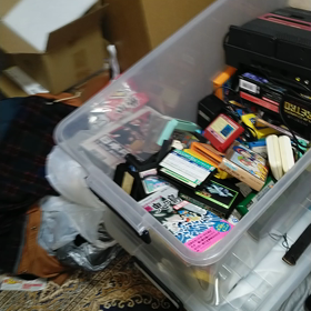 ゲーム部屋の整理の画像