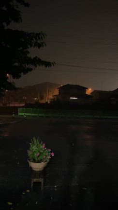 久留米も雷雨の記事動画