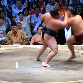 名古屋場所五日目の画像