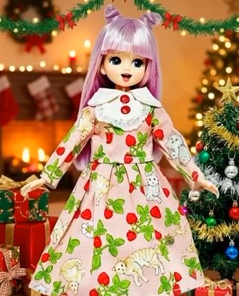 服をちょっとリメイクしたい+リカちゃんのクリスマス？の記事動画