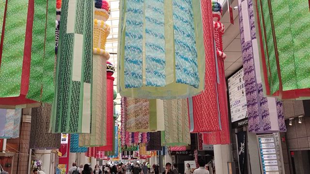 仙台七夕まつりの記事動画