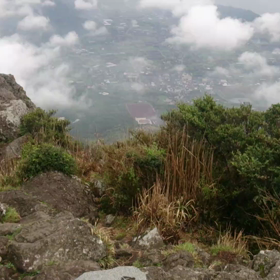 開聞岳山頂からぐる～っと景色の画像