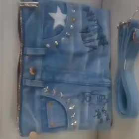 クラッチバッグ・ライトブルー・動画の画像