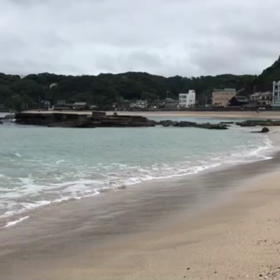 寂しい秋の海の画像