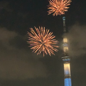 毎年の楽しみ♪隅田川花火大会(´∀｀)の画像