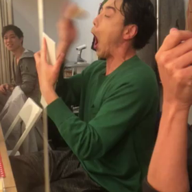 先輩の気合いMAXです。の画像