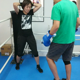 ボディ打ちの画像