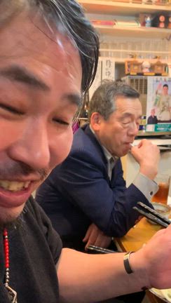 藍和夫先生を囲む会、蕎麦屋の長寿庵(^_^)(^_^)(^_^)の記事動画