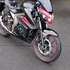 GSX-S125 WR'S チタンオーバルマフラー音の画像