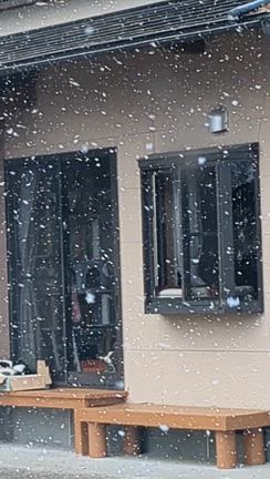 今年の初雪は初積雪となりましたの記事動画