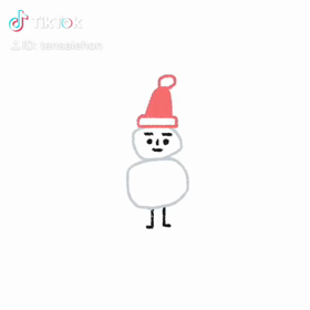 ゆきだるま ダンス tiktokの画像