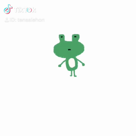 かえる ダンス TikTokの画像