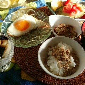 朝食の画像