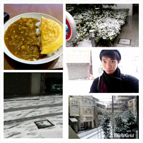 2018初雪の画像